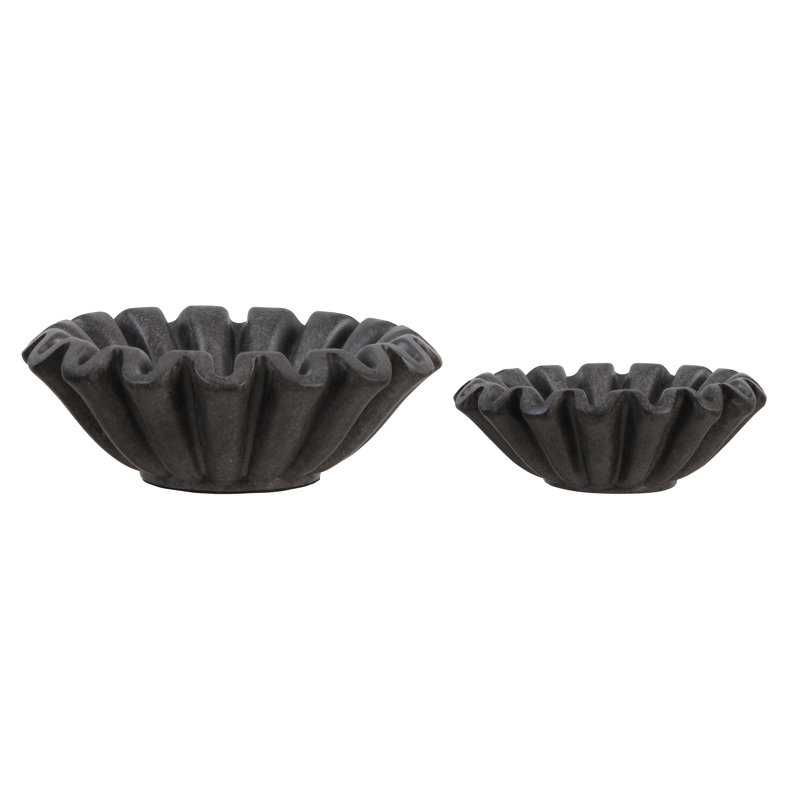 Soho Decorative Bowl 2, Charcoal