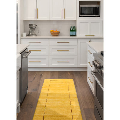 Kashkuli Gabbeh  Gold Rug 2'4" x 7'9"