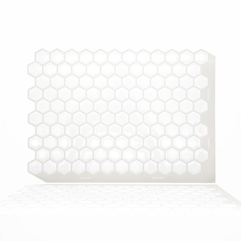 8'' W x 11.03'' L Gel Peel and Stick Mosaic Tile