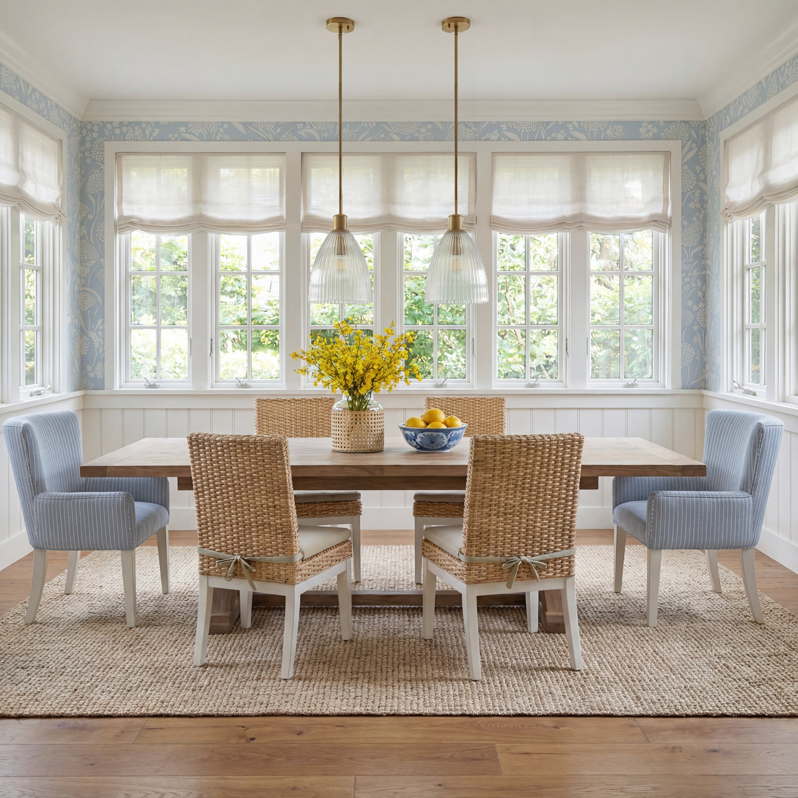 Lana Oak Dining Table Set
