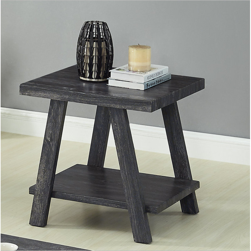 Table de bout Athens, Gris anthracite