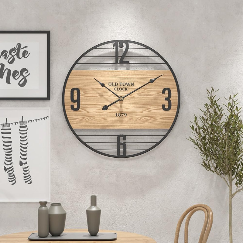 Aceston Metal Wall Clock