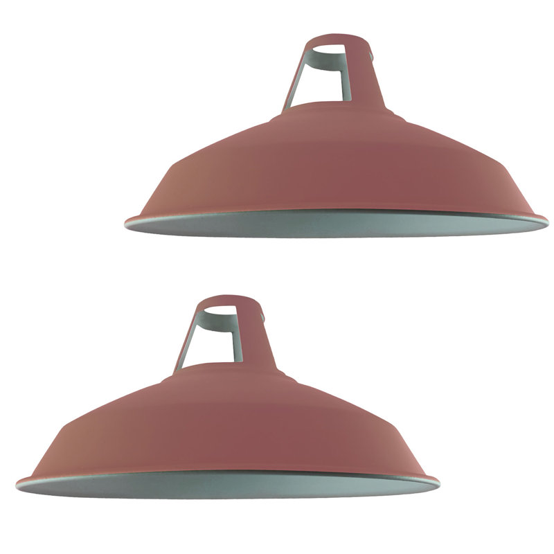 Alkis 16 cm H Bowl Lamp Shade ( Uno ), Pink