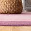 Tapis en laine / coton tissé à la main Cruz / mauve / prune / lilas / beige rosé-755066386