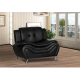 Bexton Faux Leather Armchair