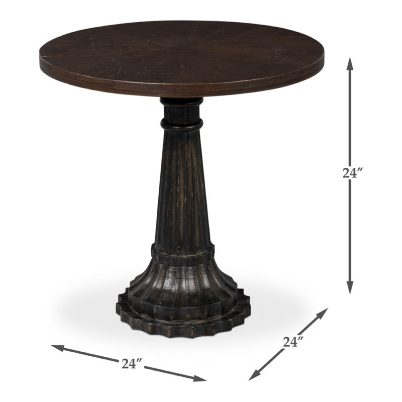 Alister Solid Wood End Table