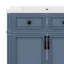 Meuble-lavabo sur pied 30 po avec lavabo, armoire de rangement en bois avec 2 portes et 1 tiroir, meuble-lavabo sur pied-839231556