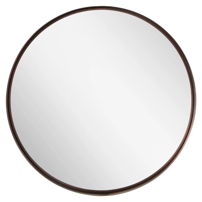 Palora Oval Bathroom Vanity Mirror, Antique Copper