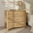 3-Drawer Wood Nightstand, Modern Farmhouse Bedside Table, Tall Wood Dresser For Bedroom, 26.5'' W x 15.7'' D x 26.9'' H -1375035047