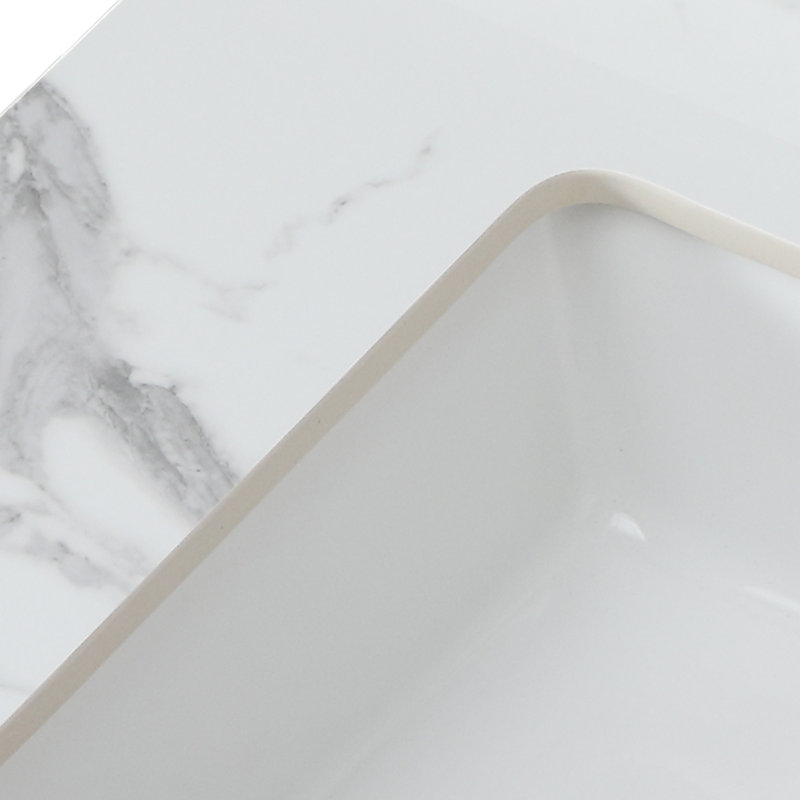 Plateau de meuble-lavabo simple 31 po avec lavabo, Trou unique