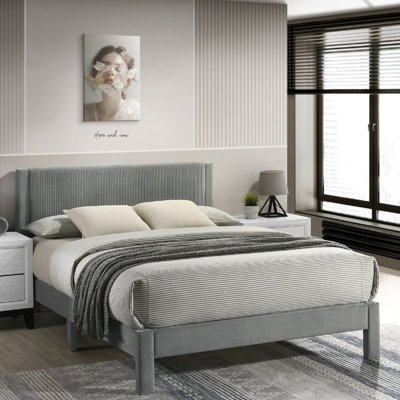 Lit plateforme tapissier 1pc