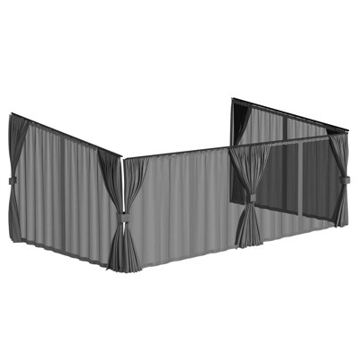 Gazebo Curtains And Netting Universal Replacement