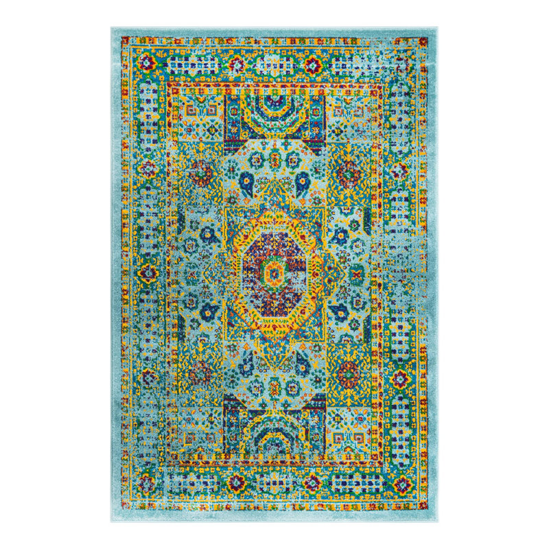 Erltrud Oriental Indoor Rug, Rectangle 4'1" x 6'1"