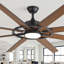 Ventilateur de plafond 72 po Modern Farmhouse