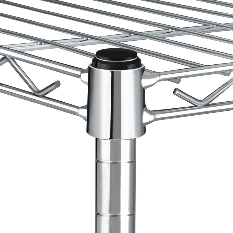 Étagère Gimar, Argent argent, H 30 po x l 14 po x P 15 po