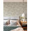 Rhythmic Taupe Leaf Wallpaper-1601116749
