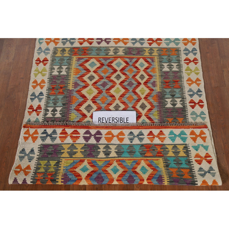 Tapis géométrique Kilim