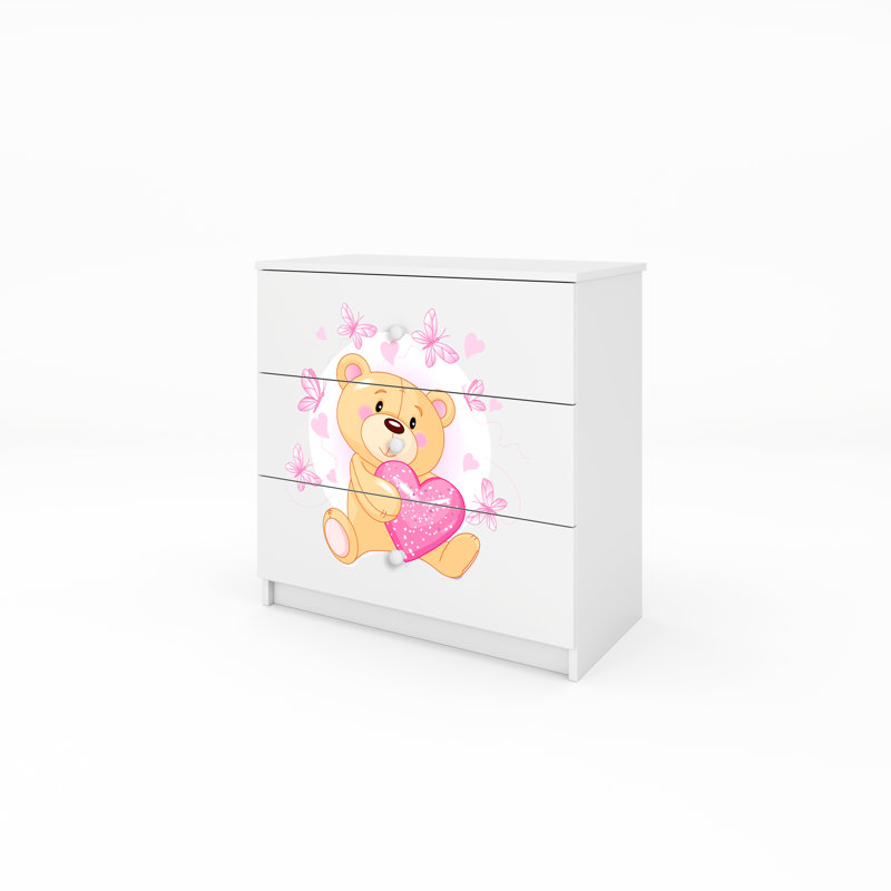 Cicero Kids 3 - Drawer Chest, White