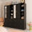 Malieka 71.2'' Wide 4 Drawer Armoire With Mirror-745539316
