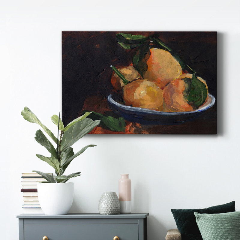 Fruit Plate I - reproduction sur toile tendue, H 60 po x l 40 po x P 1 po