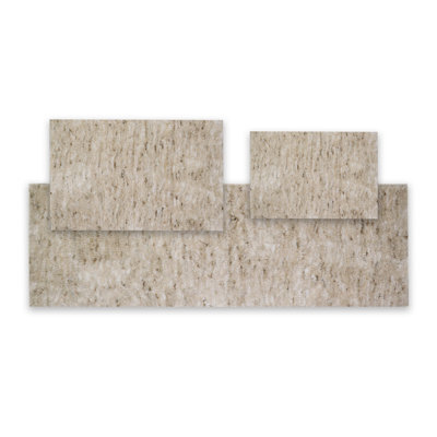 Ensemble de tapis de bain en microfibre 100% polyester Cloud Comfort, tapis antidérapants et moelleux pour la douche - ensemble de 3 pièces