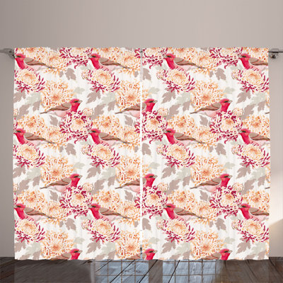 Semi Sheer Curtain Pair