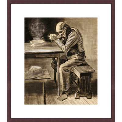 «The Prayer» par Vincent van Gogh, impression giclée encadrée