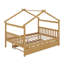 Lit double en bois avec lit gigogne-572256985-572256986