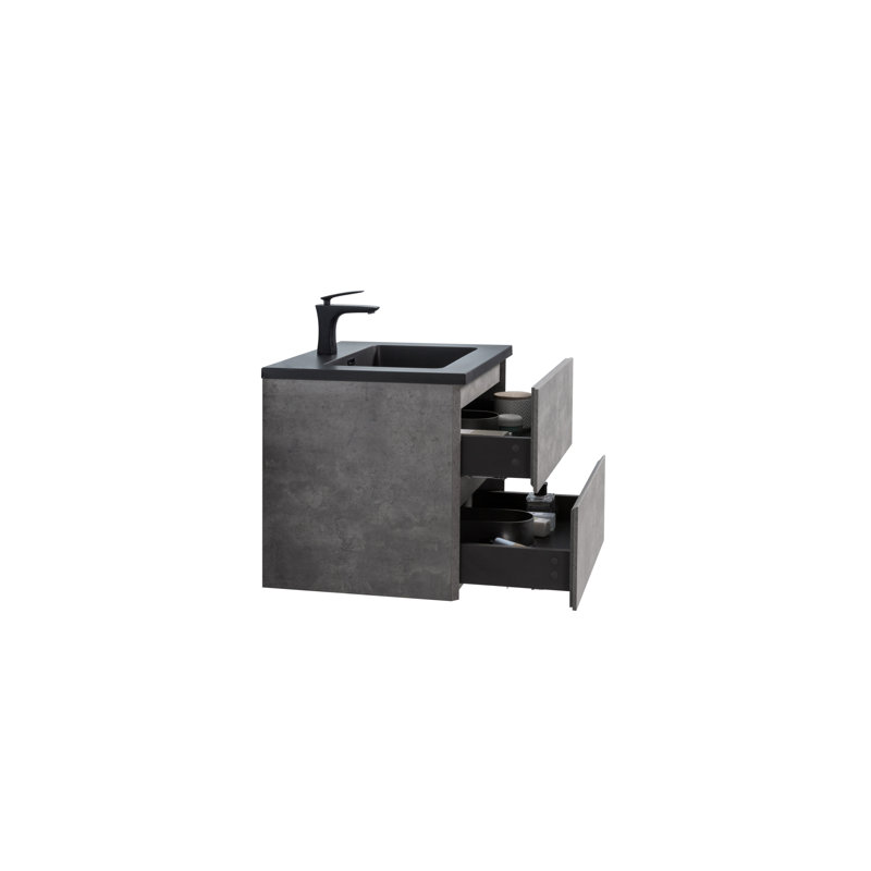 Eimuntas 23.21'' Bathroom Vanity with Quartz Top