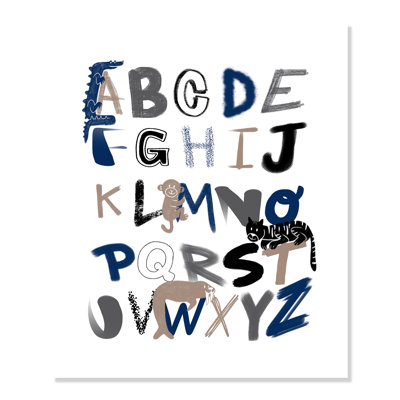 Critter Alphabet 1, impression sur papier