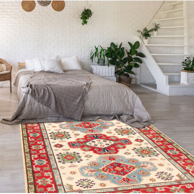 Tapis crème Maleaha Gazni 5 pi 9 po x 7 pi 10 po