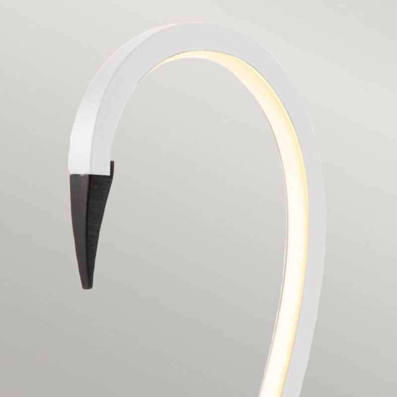 Flamingo LED Table Lamp, Black/White