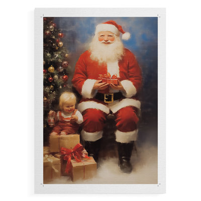 Art des Fêtes de Noël - série 2-XCVII - impression sur toile seulement - NON-CADRE