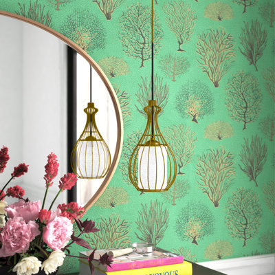 Davon 1-Light Dimmable Teardrop Pendant