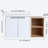 Nardoni 35.8'' Single Bathroom Vanity with Ceramic Top