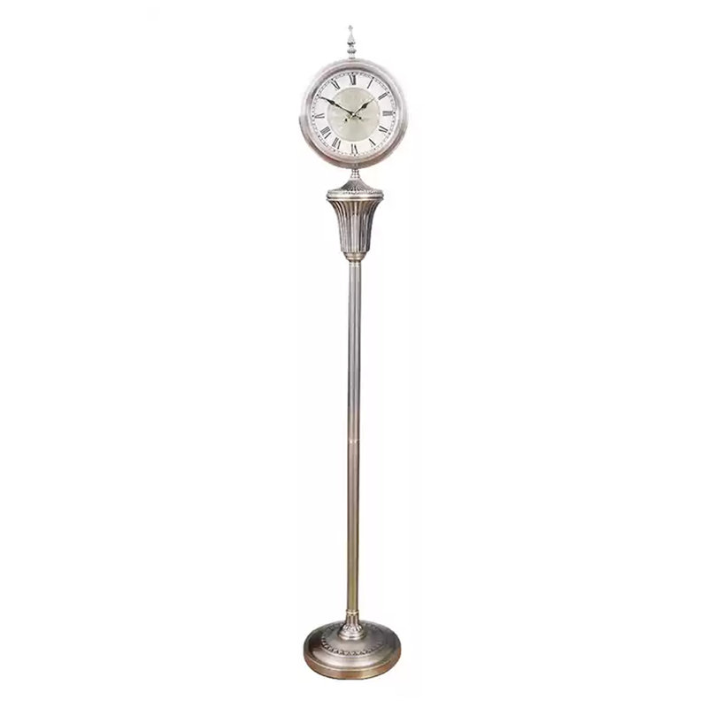 American-style retro silent living room floor clock