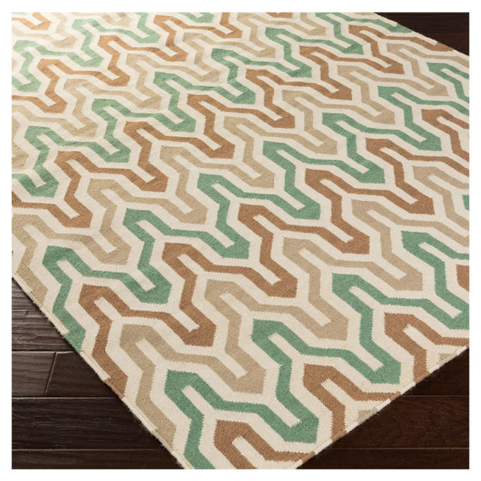 Irizarry Wool Geometric Indoor Rug