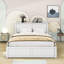 Lit plateforme en bois Blome avec tablettes coulissantes et lit gigogne-787820590