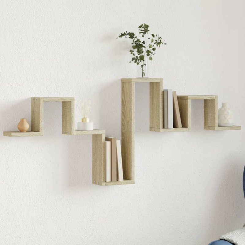 Oladapo Floating Shelf, Sonoma Oak