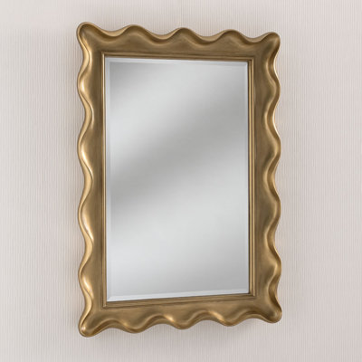 Benson Wood Flat Wall Mirror