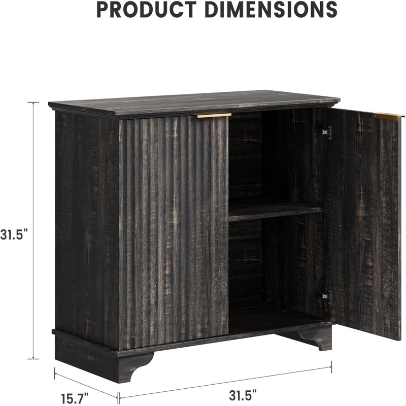 Armoire à café, Noir, noir, noir, noir