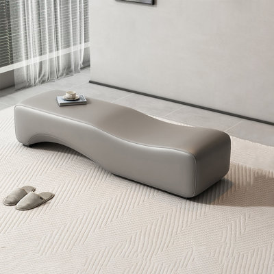 Jacqueleen Microfiber / Microsuede Upholstered Bench