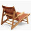 Fauteuil de chasse en cuir végétalien rétro Performance Performance