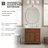 Hermes 36'' Single Bathroom Vanity with Marble Top-1646516513