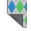 Tapis vert / bleu / gris clair tissé à la machine-911650326