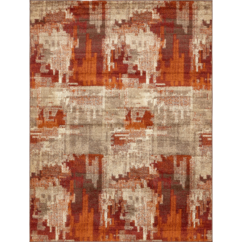 Alair Abstract Indoor Rug, Rectangle 9' x 12'