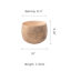 Pot à fleurs rond fait à la main intérieur / extérieur avec drainage Eden-685638565-693942617