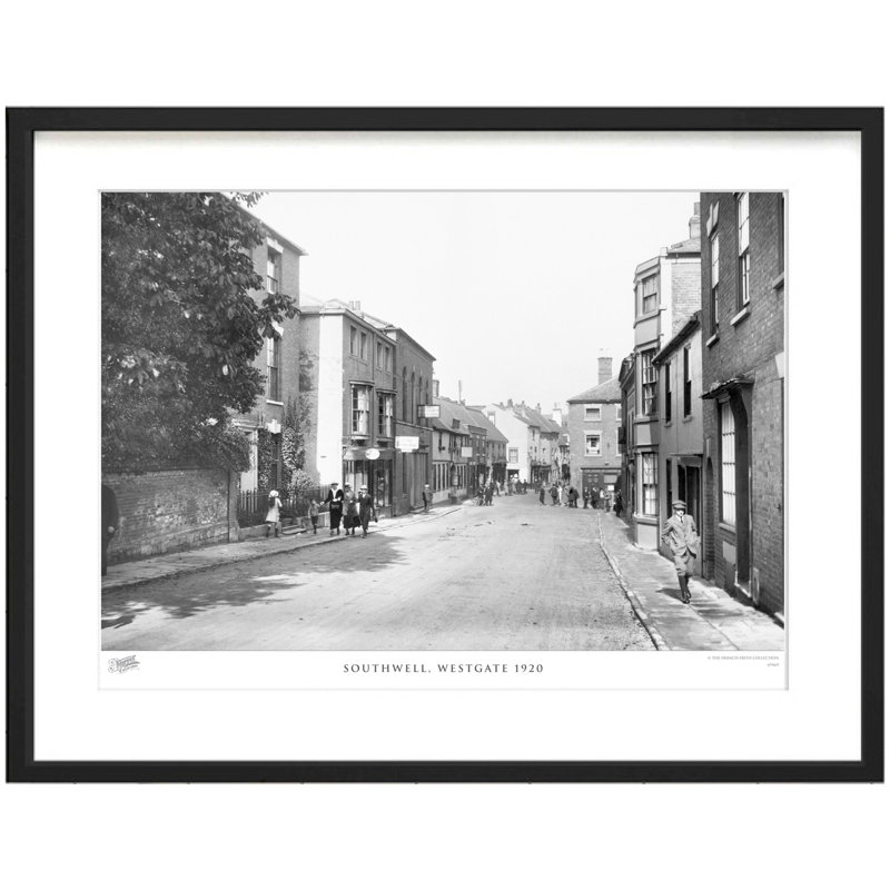Malham, Village C1877 1 Piece Single Picture Frame Wall Art, 28cm H x 36cm W x 2.3cm D