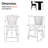  25'' Solid Wood Counter Stool