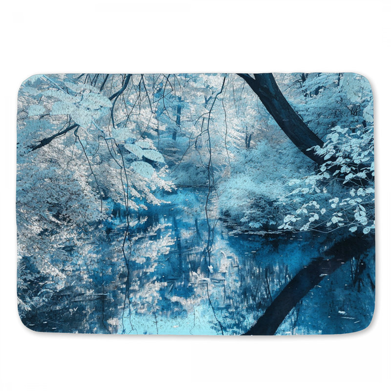 Tapis de bain Frozen Forest, L 17 po x L 24 po